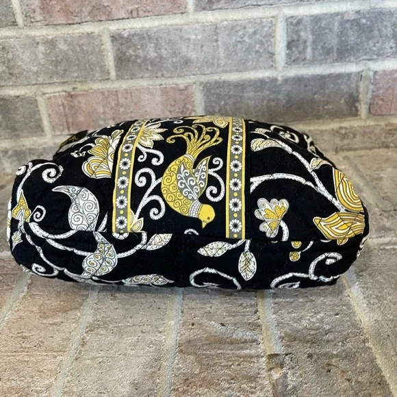 Vera Bradley Black and Gold Cosmetic Bag with Intricate Design - Picture 7 of 8